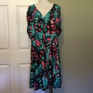 Torrid Blue Green Midi Dress